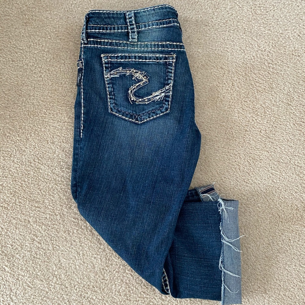 Silver Jeans Co. Suki Capris, W34/L33